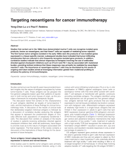 Targeting neoantigens for cancer immunotherapy