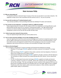 Rate Increase FAQs