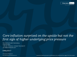 Flash comment - Danske Analyse