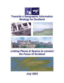 Towards a Geographic Information Strategy