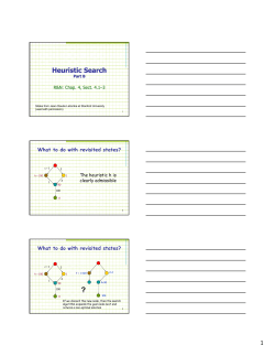 Heuristic Search B