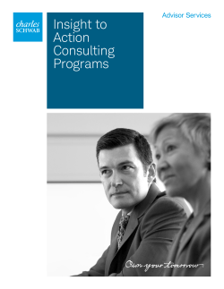 Insight to Action Consulting Programs