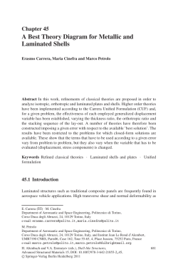 A Best Theory Diagram for Metallic and Laminated Shells
