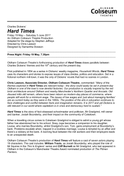 Hard Times - Oldham Coliseum Theatre