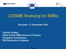 Guarantee facility - EESC European Economic and Social Committee