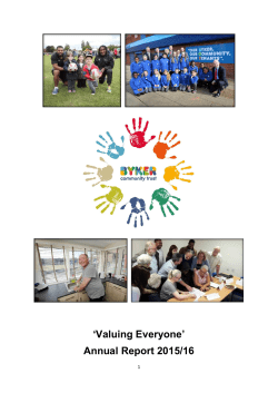 Equality and Diversity Annual Report.