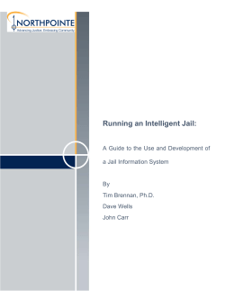 RUNNING AN INTELLIGENT JAIL