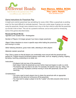 Game Instructions for Parachute Play