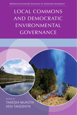 local commons and democratic environmental governance