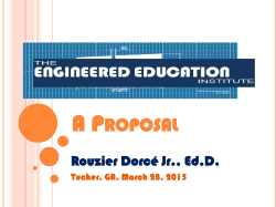 Engineered education - The Engineered Education Institute