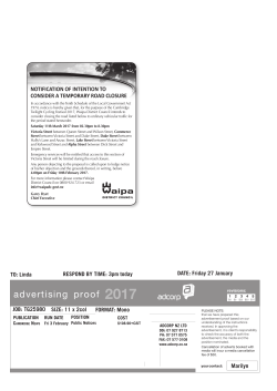 advertising proof - Waipa District Council