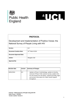 Appendix 4 &ndash; Cognitive Interviews Patient Information Sheet