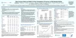 New Fracture Risk and FRAX 10-Year Probability of Fracture in HIV