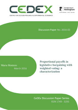 Cedex Discussion Paper 2016-02
