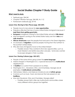 Social Studies Chapter 9 Study Guide