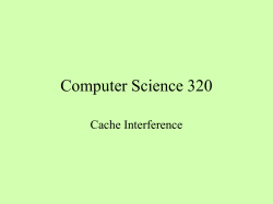 Cache Interference