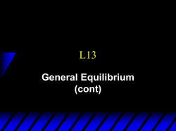 Competitive equilibrium