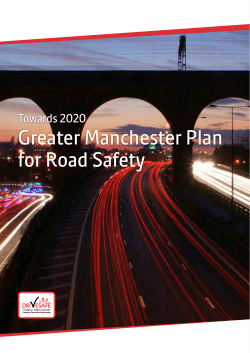 Greater Manchester Plan for Road Safety