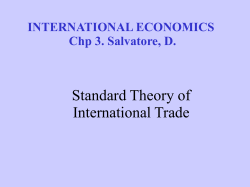 Standard Trade Model