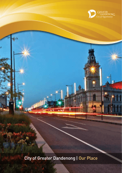 City of Greater Dandenong | Our Place