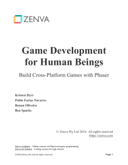 Game Development for Human Beings