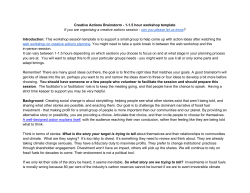 Actions Brainstorming Workshop Template