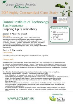the case study - Australasian Campuses Towards