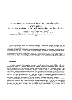 A mathematical framework for finite strain elastoplastic consolidation