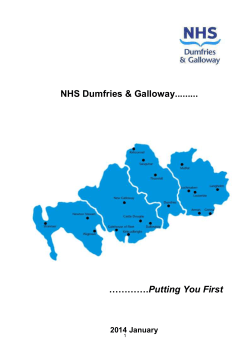 NHS Dumfries and Galloway Information Booklet
