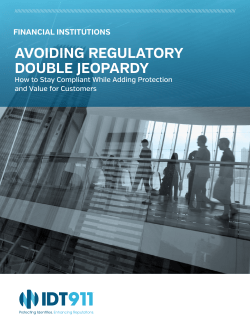 avoiding regulatory double jeopardy