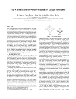 Top-K Structural Diversity Search in Large Networks