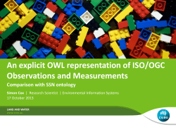 Observations and Measurements