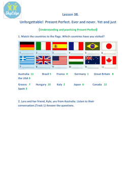Lesson 38. Teacher`s notes