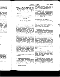 Carlson I - Commercial Fisheries Entry Commission