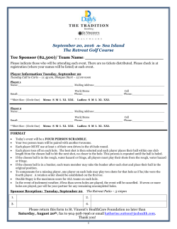 sponsorship opportunities - St. Vincent`s HealthCare