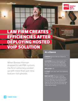 Cloud-Based Calling Is a Hit with Bonner Kiernan Law Firm