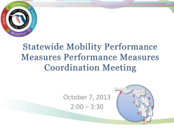 d4 plemo - Florida`s Mobility Performance Measures
