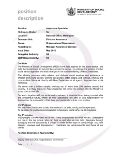 position - Ministry of Social Development