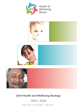 Joint Health and Wellbeing Strategy