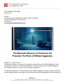 The Mennello Museum of American Art Presents The Work of