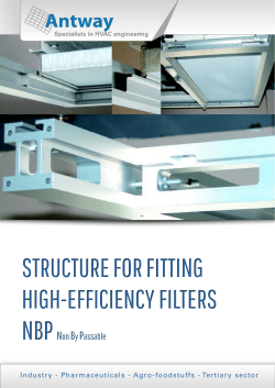 structure for fitting high-efficiency filters structure for fitting