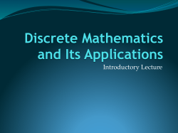 Discrete Mathematics and Its Applications
