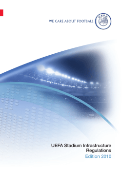 UEFA Stadium Infrastructure Regulations, 2010 edition