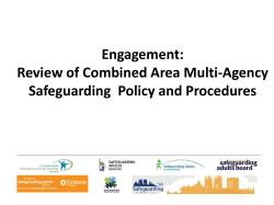 Review of Safeguarding Policy and Procedures