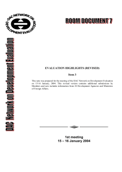 DAC Network on Development Evaluation