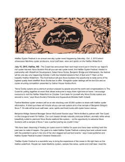 Halifax Oyster Festival is an annual one