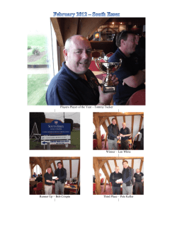 Players Player of the Year &ndash; Tommy Tucker | | Winner &ndash; Len White