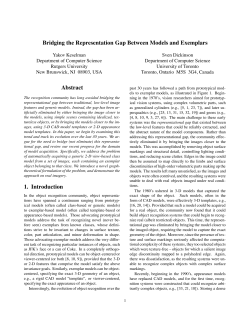 Bridging the Representation Gap Between Models and Exemplars