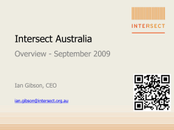 Engineering Division - Intersect Australia