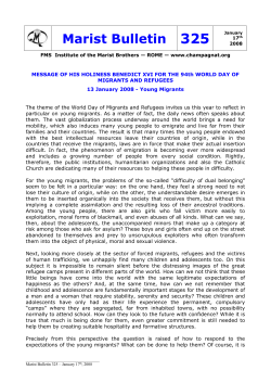 Marist Bulletin - Champagnat.Org